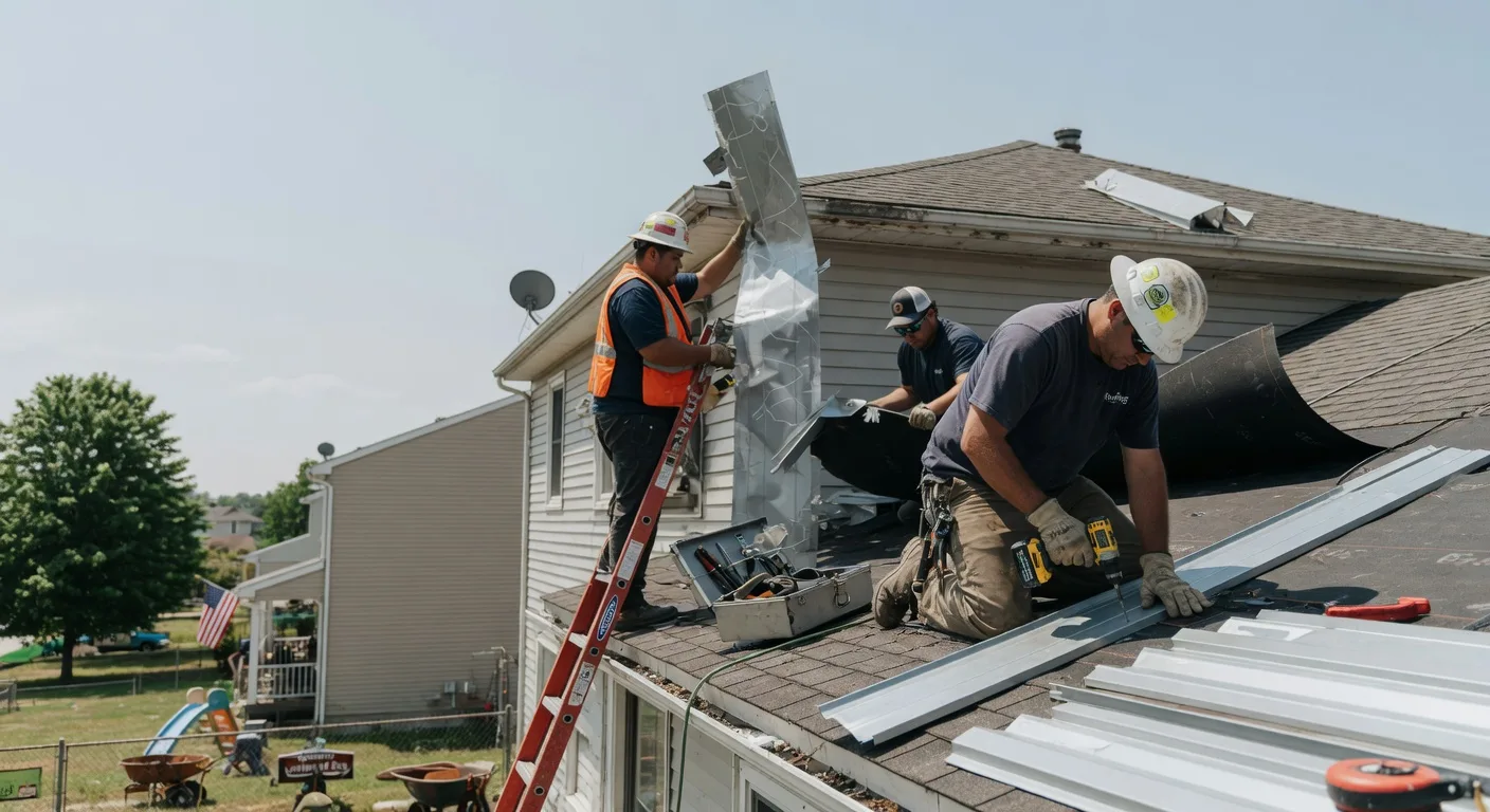 Storm Damage Metal Roof Repair in Frankford, WV